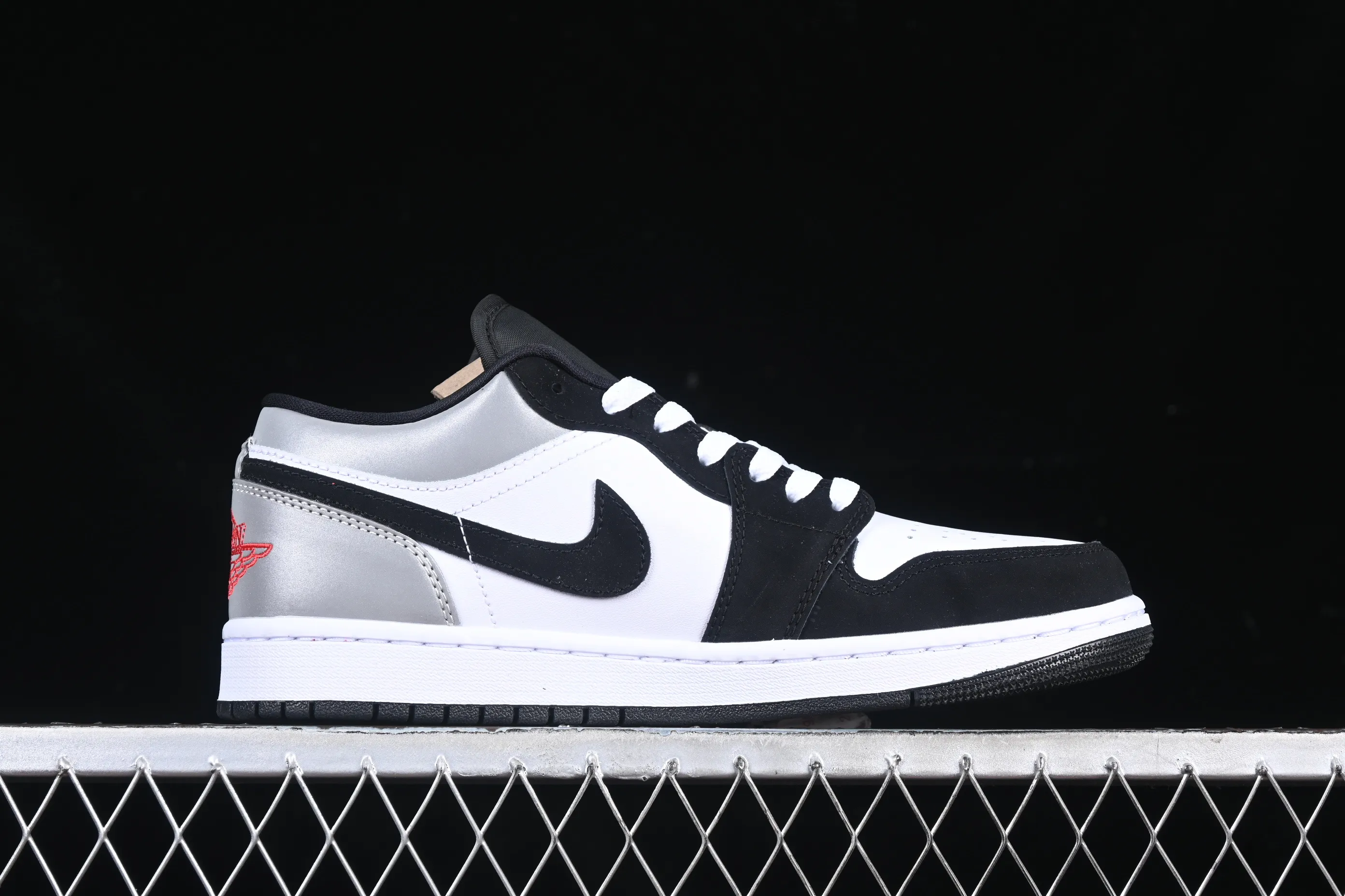 All categories Air Jordan Jordan series basketball shoes Air Jordan 1 Low G version pure original Air Jordan 1 Low AJ1 Joe 1 gray silver black hook low-top cultural casual sneakers HF3148-106